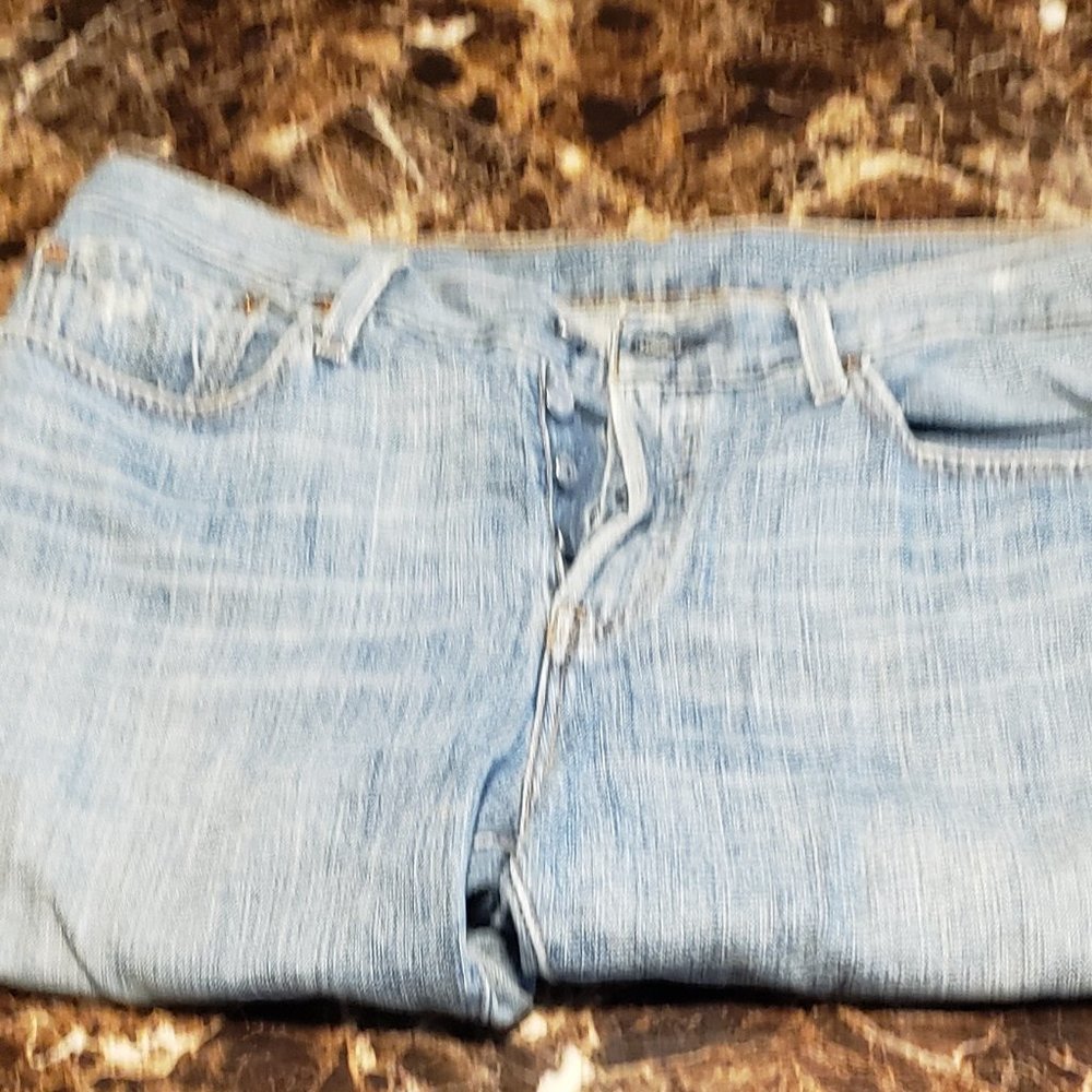 Levi Strauss 501 Button Fly Straight Leg Jeans